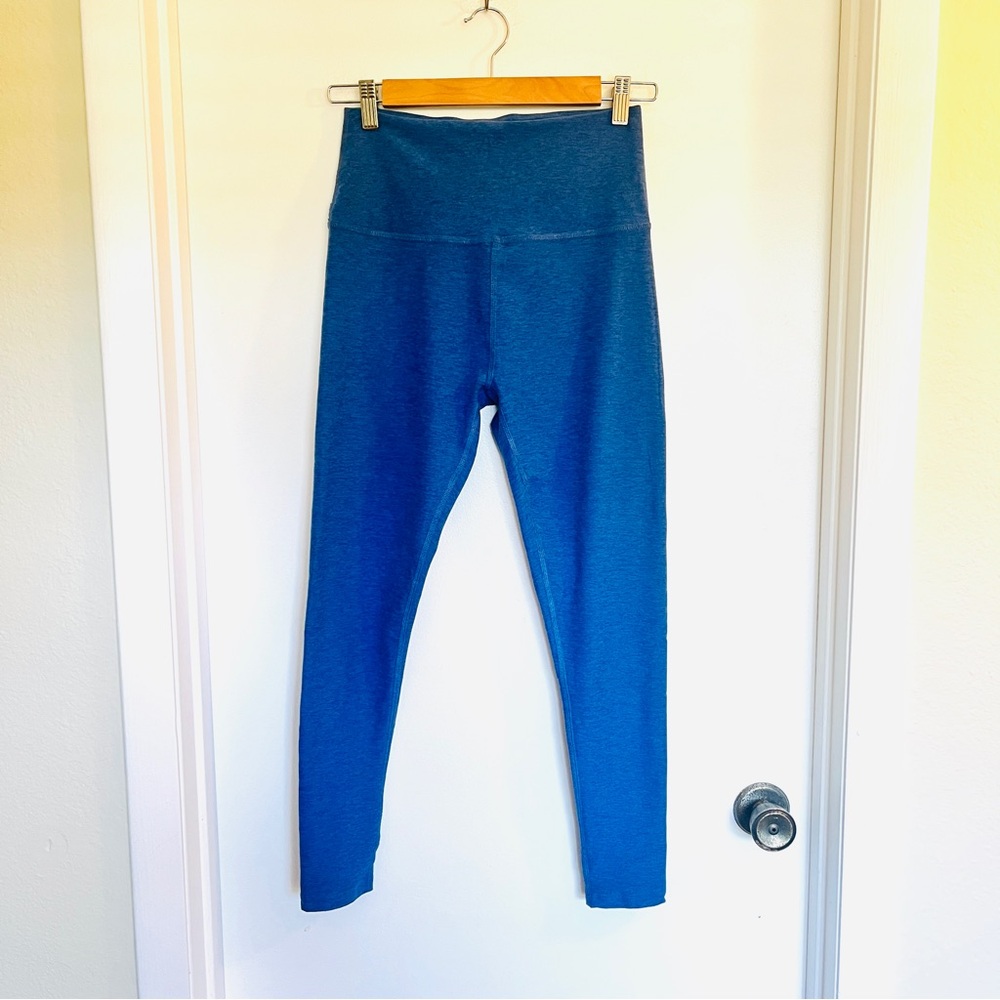 Beyond Yoga Spacedye Walk And Talk High-Waisted Leggings, Teal, Size Large